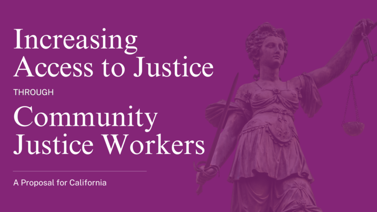 Banner Community Justice Worker - One Justice